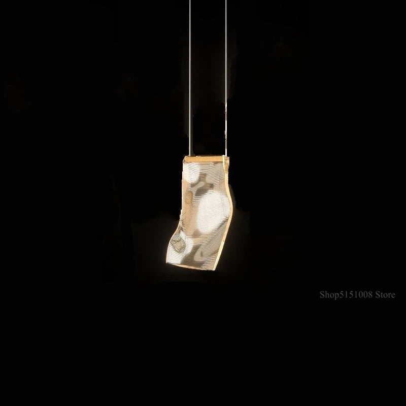 lustre led moderne pour escalier et magasin de vêtements - vue 9 sur 15