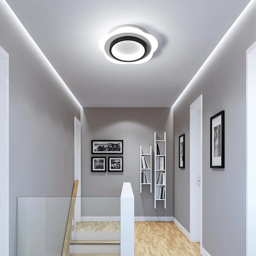 plafonnier led créatif design nordique pour décorer votre foyer - vue 4 sur 9