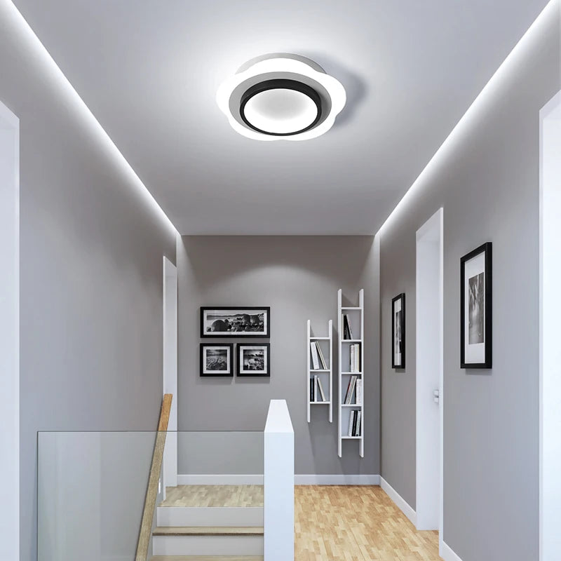plafonnier led créatif design nordique pour décorer votre foyer - vue 3 sur 9