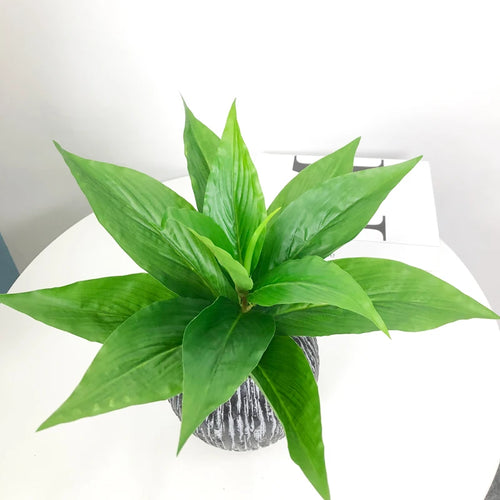 5 fourches de plantes tropicales artificielles pour décoration intérieure - vue 8 sur 9
