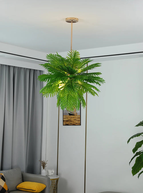 lustre moderne à feuilles d'arbre design pour intérieur - vue 4 sur 6