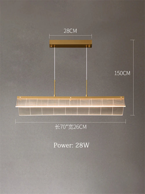 suspension moderne en cuivre pour éclairage intérieur - vue 7 sur 7