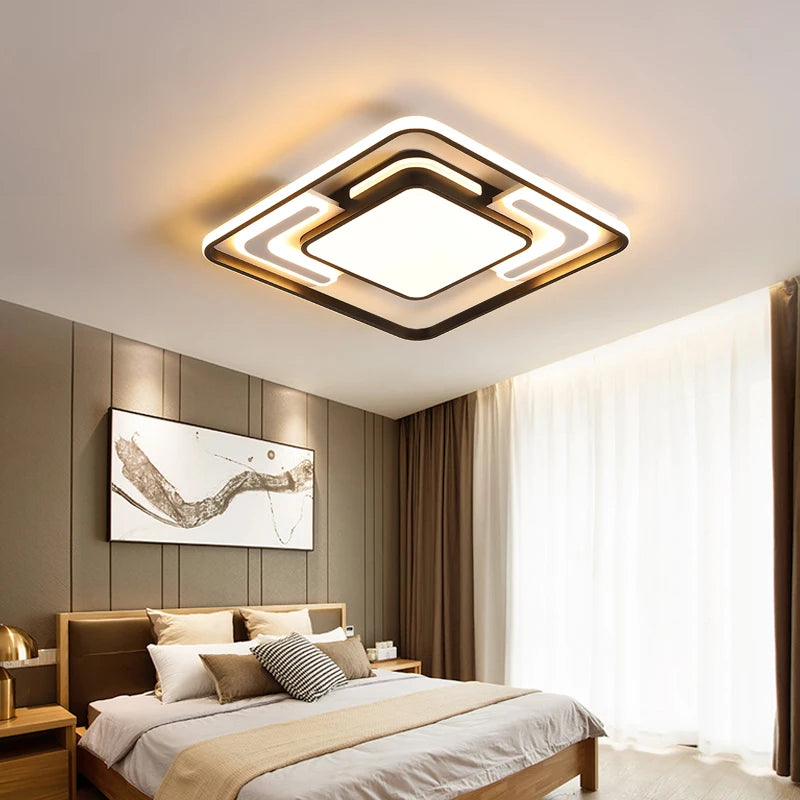 plafonnier luminaire contemporain géométrique pour éclairage intérieur - vue 3 sur 9