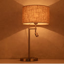 lampadaire moderne en acier inoxydable avec led design élégant