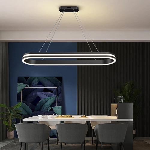 suspension led pour éclairage intérieur moderne et élégant - vue 5 sur 8