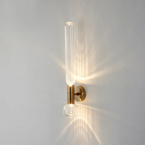 applique murale moderne en cristal et verre design nordique