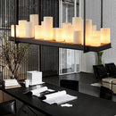 Nordique luxe salle à manger lustre intérieur salon table à manger lampes en verre simple cuisine île LED lustre éclairage