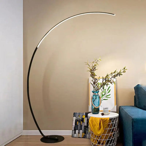 Lampadaire LED à arc moderne nordique - vue 2 sur 8