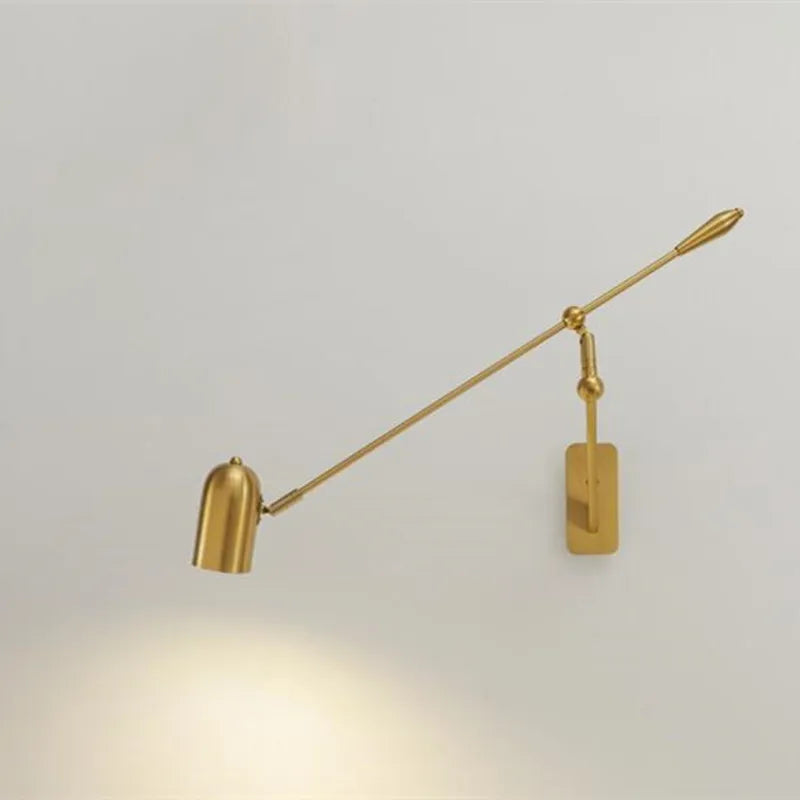 applique murale à led rétractable avec bras pliable - vue 3 sur 10