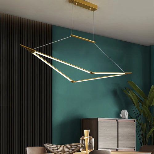suspension led moderne dimmable pour un éclairage élégant - vue 2 sur 15