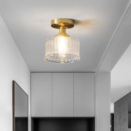 plafonnier en cuivre design moderne pour intérieur original - vue 3 sur 7