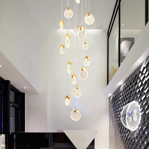 lustre en cristal design pour intérieur moderne et élégant - vue 4 sur 17