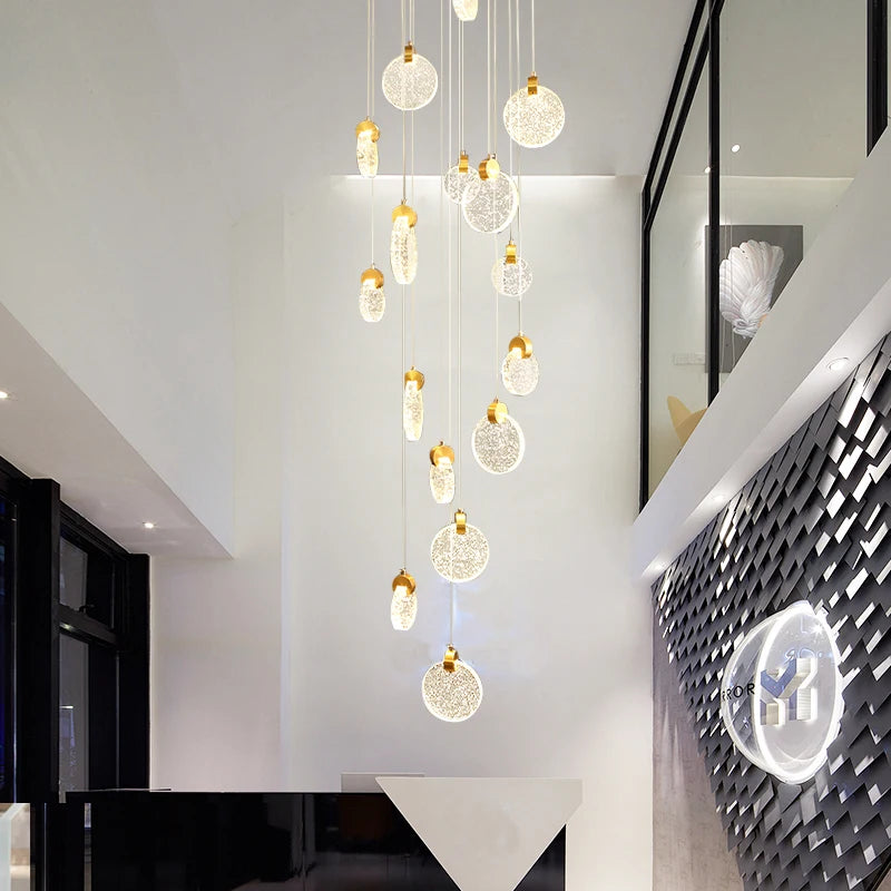 lustre en cristal design pour intérieur moderne et élégant - vue 4 sur 17