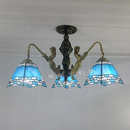 lustre méditerranéen tiffany sirène pour intérieur créatif - vue 18 sur 17