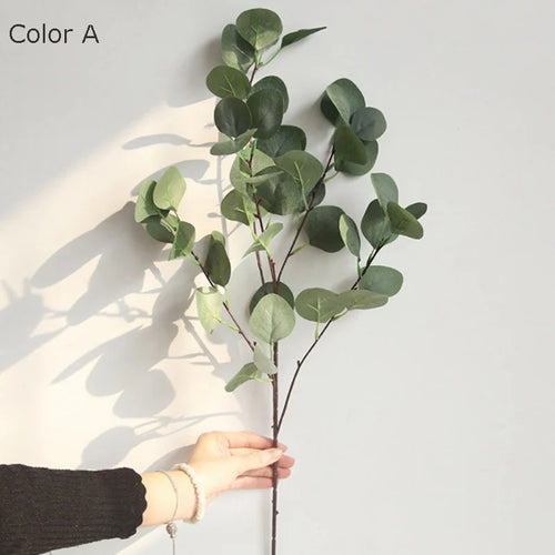 branche d eucalyptus artificielle feuillage décoratif rétro et élégant - vue 3 sur 10