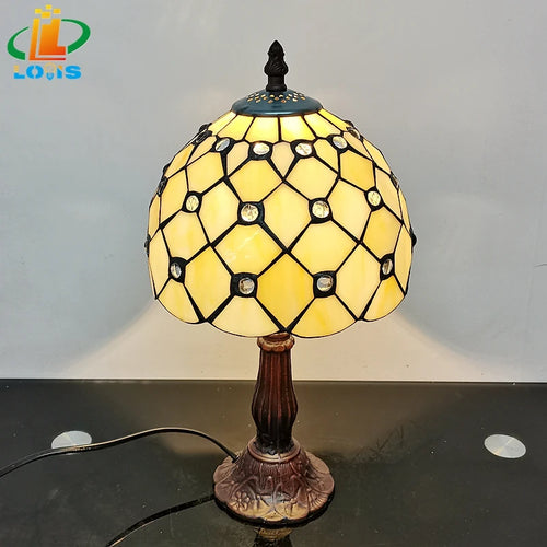 lampe de chevet gypsophile veilleuse pour enfants design tiffany - vue 4 sur 6