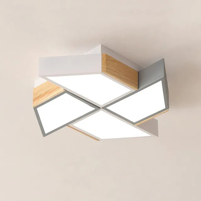 plafonnier led en forme de moulin à vent design moderne - vue 13 sur 18