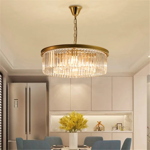 lustre en cristal de luxe pour décoration intérieure - vue 5 sur 8