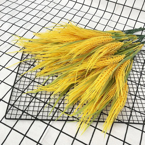 bouquet de fleurs artificielles épis de blé pour décoration automnale - vue 7 sur 10