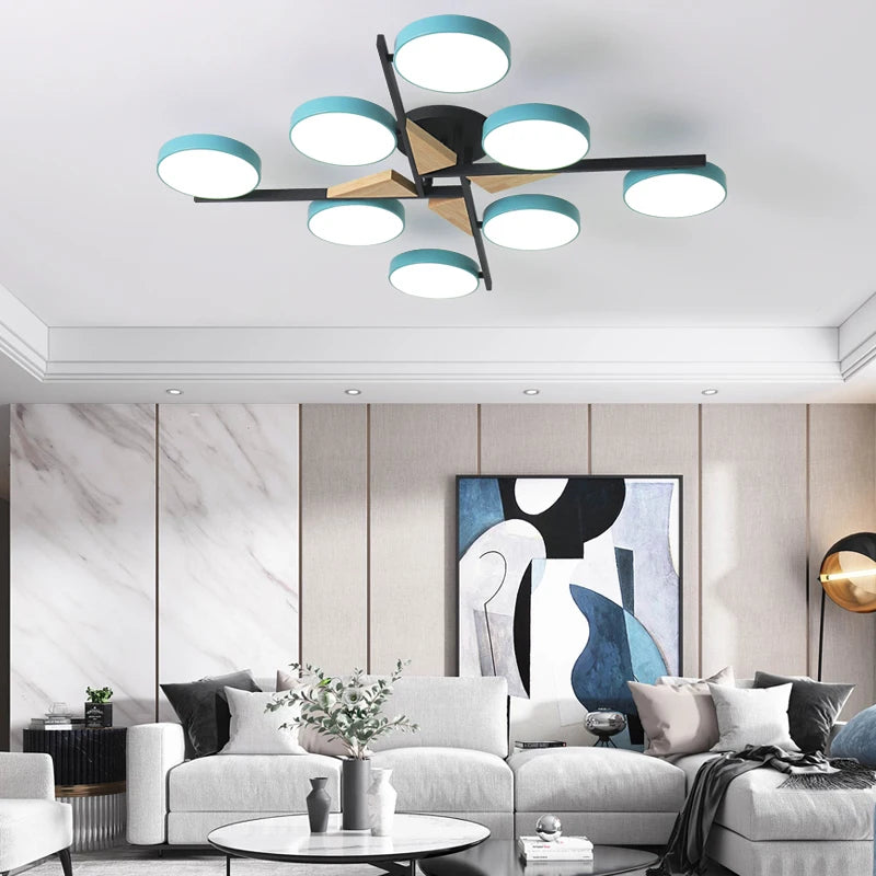 lustre nordique moderne et créatif pour restaurant et bureau - vue 5 sur 10