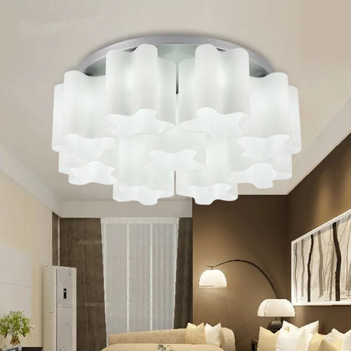 plafonnier logico quadruple design moderne par michele de lucchi - vue 4 sur 6