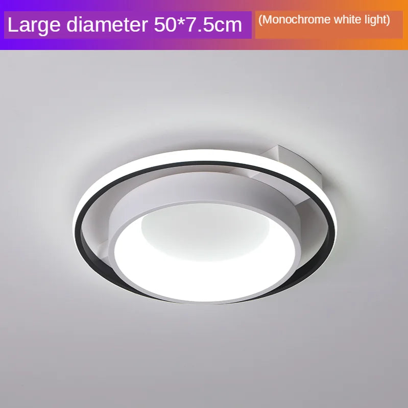plafonnier led moderne pour éclairage intérieur esthétique - vue 6 sur 6
