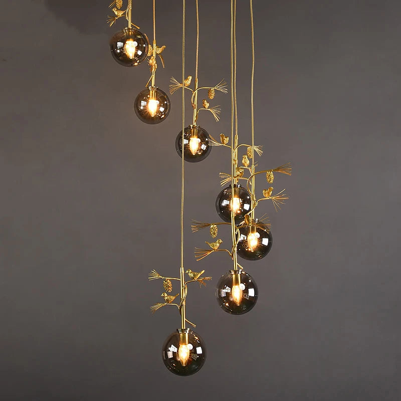 suspension en verre design moderne pour intérieur élégant - vue 3 sur 15
