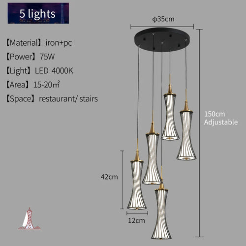 lustre moderne led en cristal pour décoration maison - vue 9 sur 11