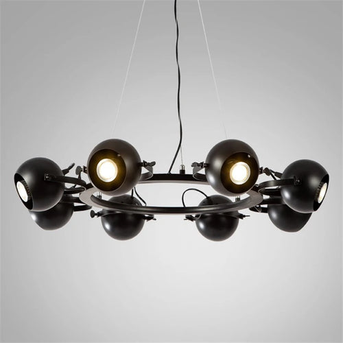 suspension rétro industrielle en fer pour magasin - vue 2 sur 8