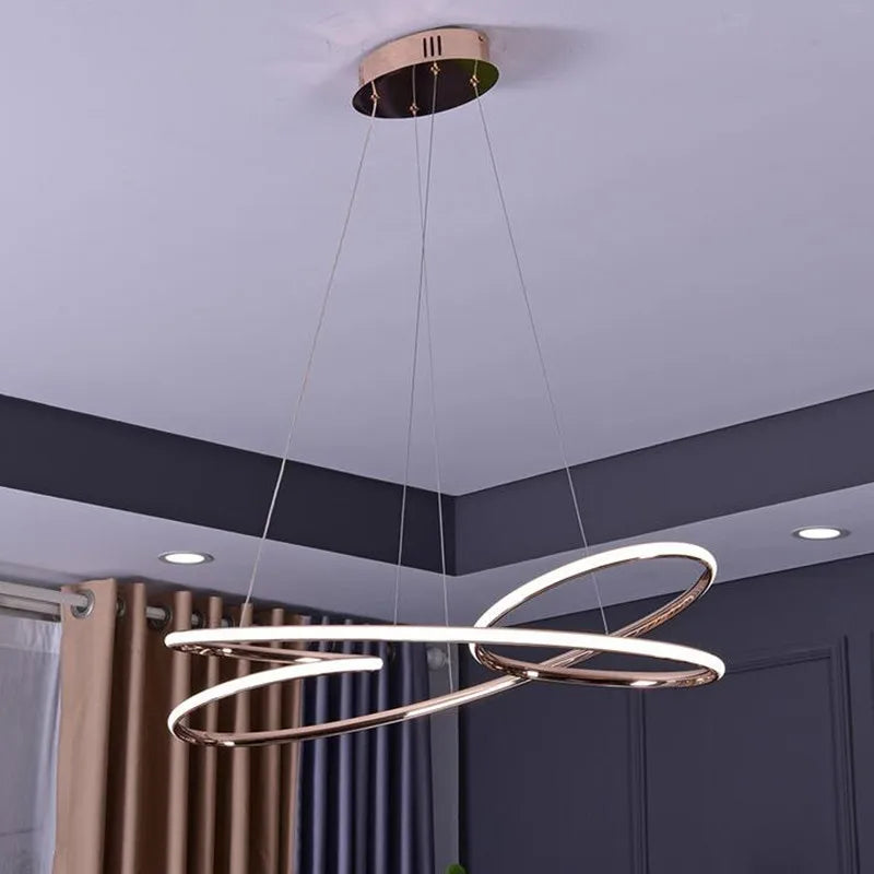 suspension moderne en aluminium design pour intérieur élégant - vue 5 sur 6