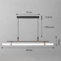 Suspension minimaliste pour salle à manger