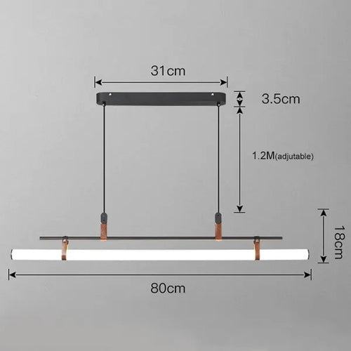 Suspension minimaliste pour salle à manger