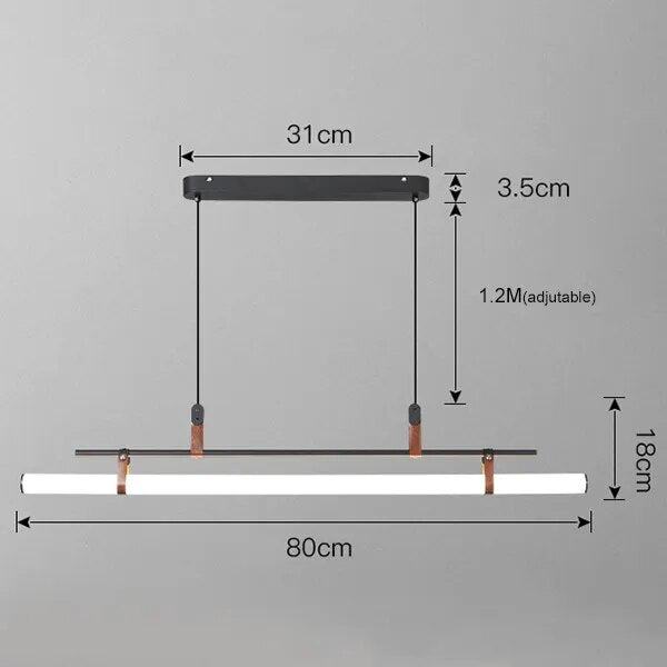Suspension minimaliste pour salle à manger