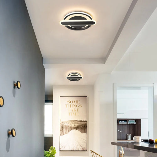 plafonnier led moderne pour éclairage intérieur style nordique - vue 3 sur 16