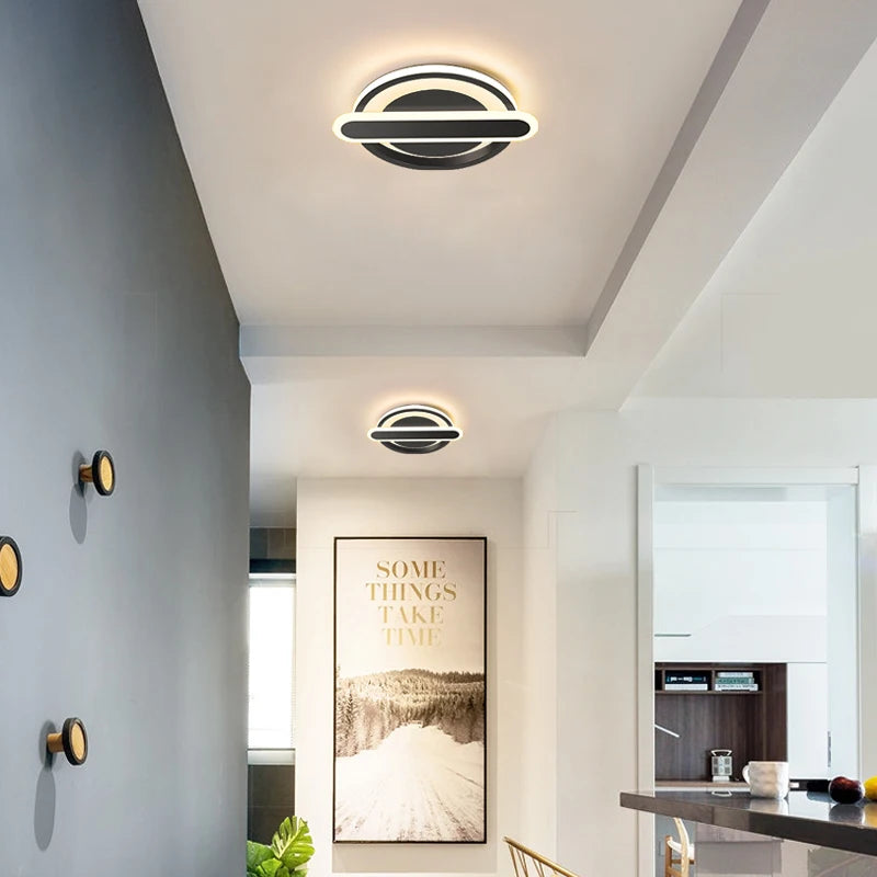 plafonnier led moderne pour éclairage intérieur style nordique - vue 3 sur 16