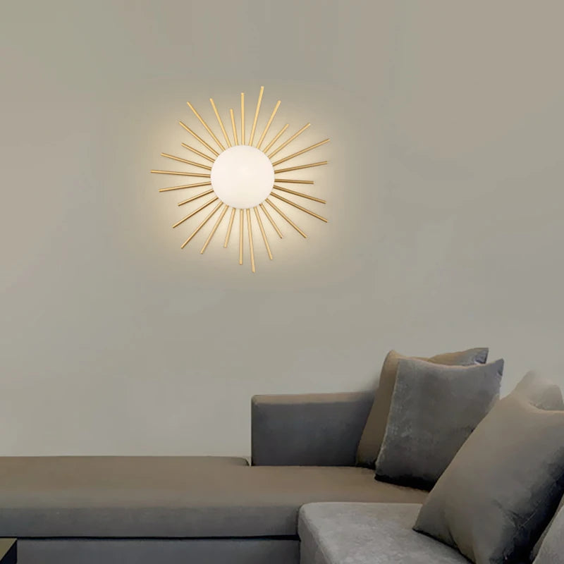 plafonnier luxe en forme de feuille de lotus style nordique décoratif - vue 5 sur 13