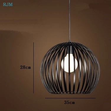lampes suspendues industrielles vintage nordiques pour bars et restaurants - vue 8 sur 10