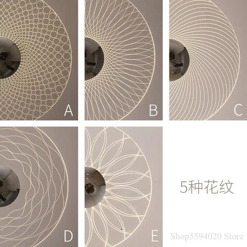 lustre led moderne en acrylique pour éclairage intérieur - vue 5 sur 11