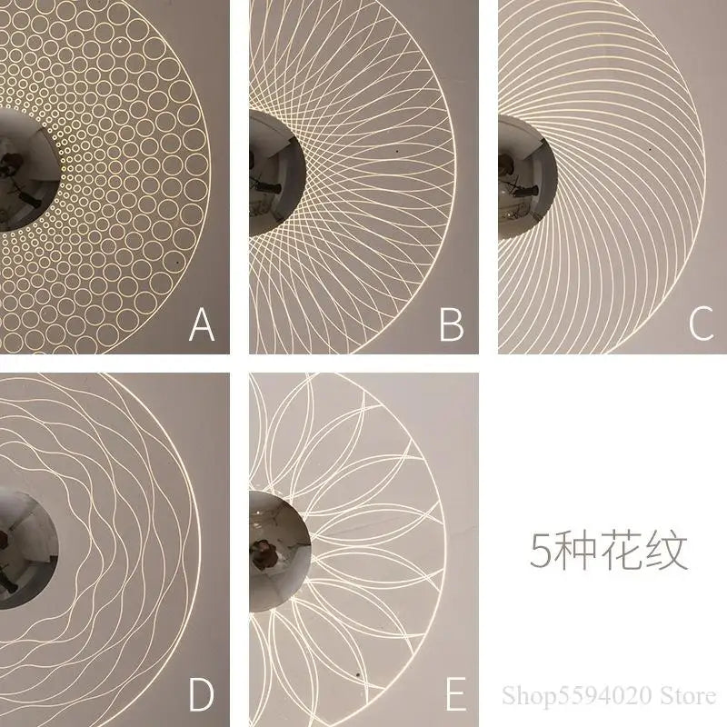 lustre led moderne en acrylique pour éclairage intérieur - vue 5 sur 11
