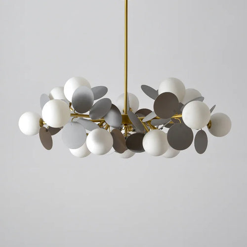 lustre led globe en verre acrylique coloré pour enfants - vue 3 sur 24