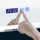 miroir intelligent multifonction avec haut-parleur bluetooth et led réglable