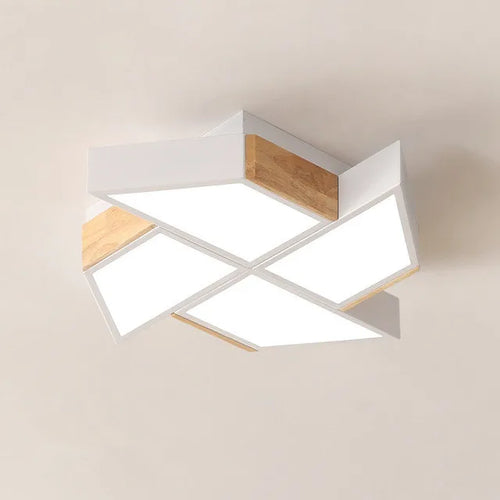 plafonnier led en forme de moulin à vent design moderne - vue 10 sur 18