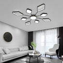 lustre led moderne avec télécommande pour intérieur élégant