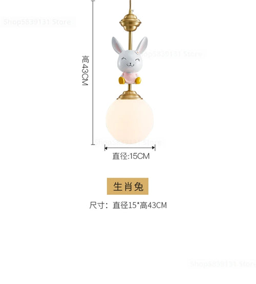suspension led décorative dessin animé nordique pour noël - vue 4 sur 8
