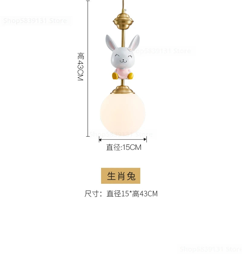 suspension led décorative dessin animé nordique pour noël - vue 3 sur 8