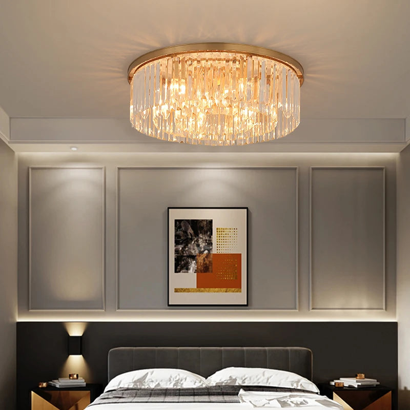 lampe à double usage en cristal pour décor moderne - vue 3 sur 12
