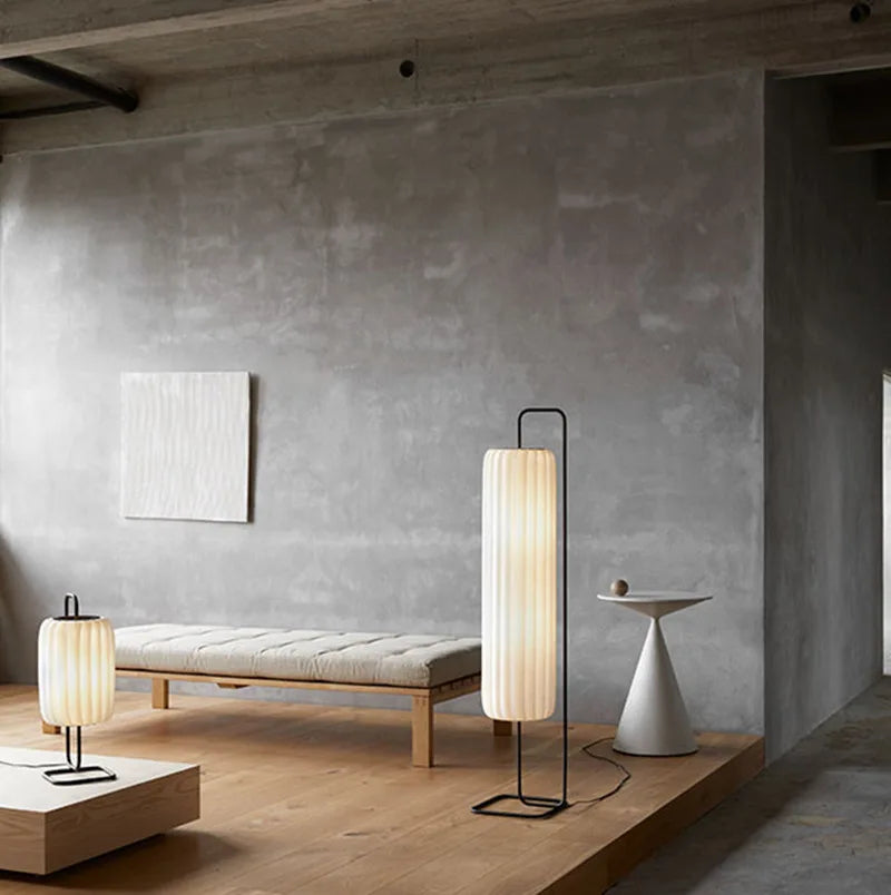 lampadaire en soie design artistique pour intérieur moderne - vue 2 sur 8