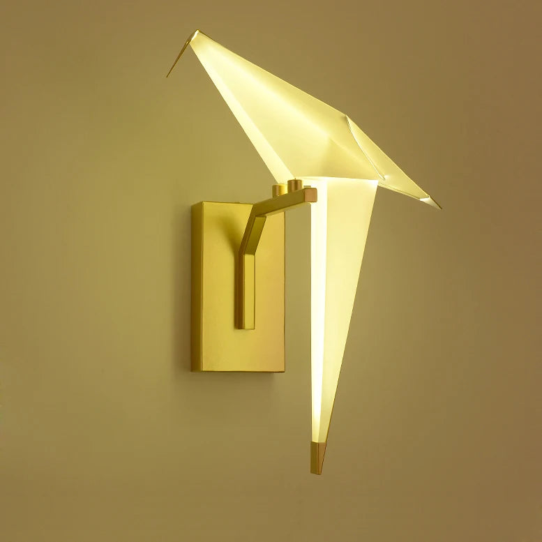 lampe postmoderne en fer acrylique pour amoureux des oiseaux - vue 6 sur 21