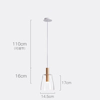 suspension en verre pour décoration d'intérieur moderne