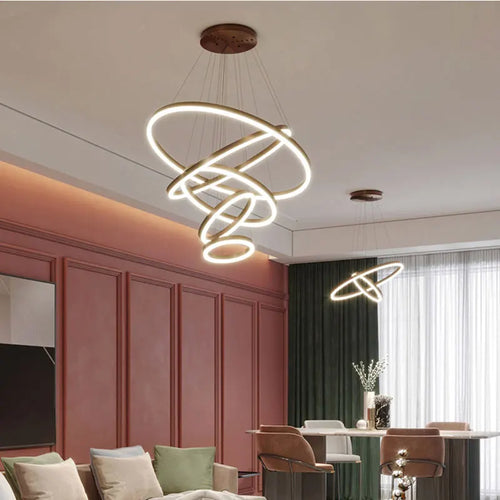 lustre moderne pour éclairage intérieur décoratif suspendu - vue 5 sur 18